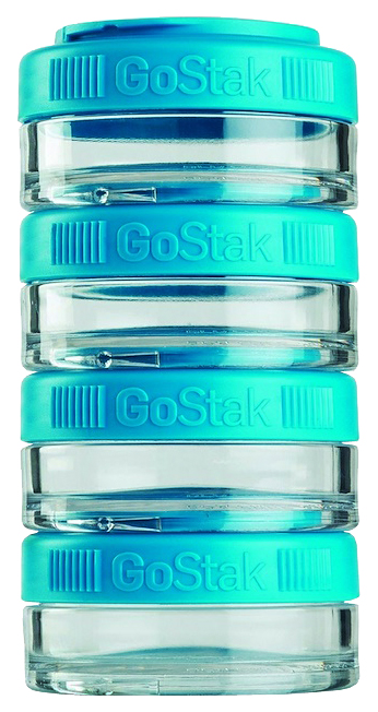 фото Банка blenderbottle gostak 4 кам. 40 мл голубой