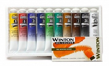 фото Масляные краски winsor&newton winton 10 цветов