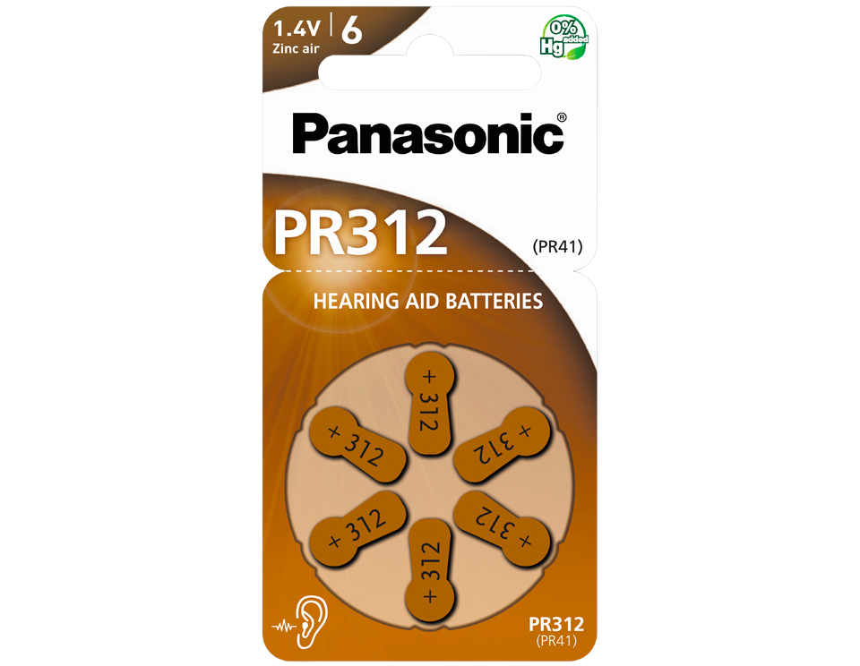 

Батарейка Panasonic PR-312/6LB 6 шт
