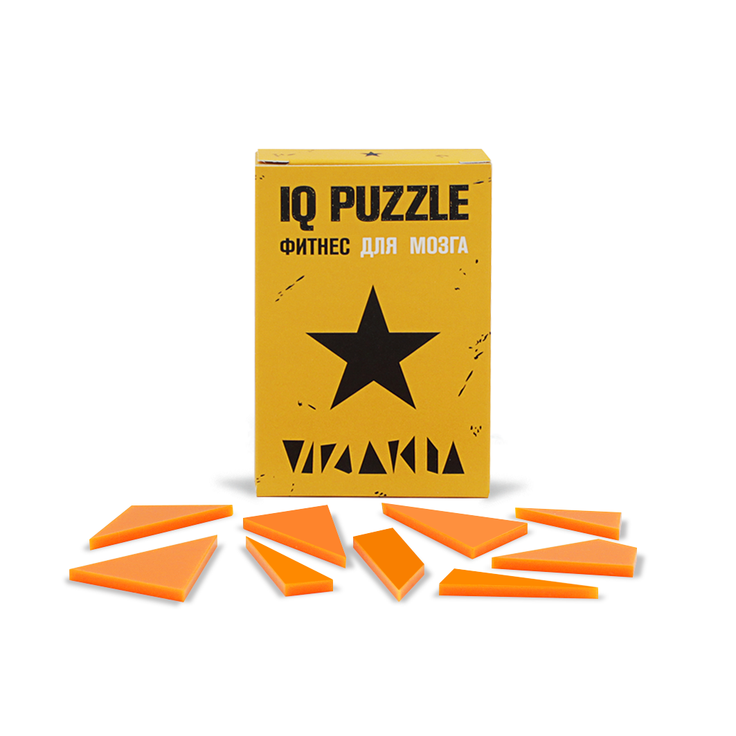 

Пазл IQ Puzzle 9 деталей, Звезда