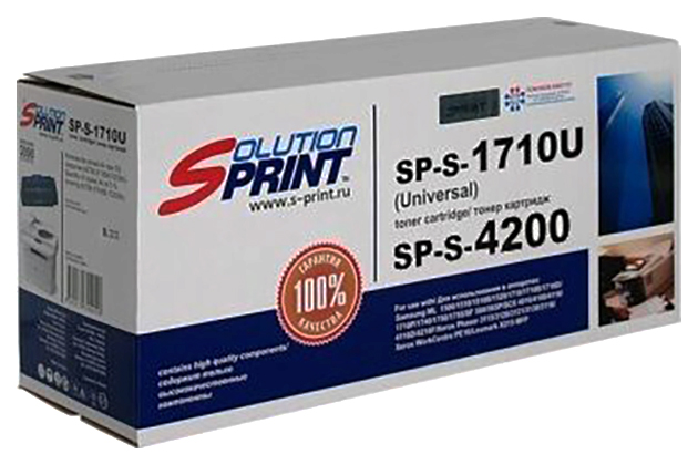 

Картридж Solution Print SP-S-1710U/4200, аналог Samsung SCX-D4200A/Xerox 109R00748, черный, SP-S-1710U/4200