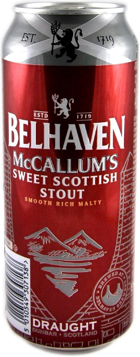 

Пиво Belhaven McCallum's 0,44 л ж/б, Темное