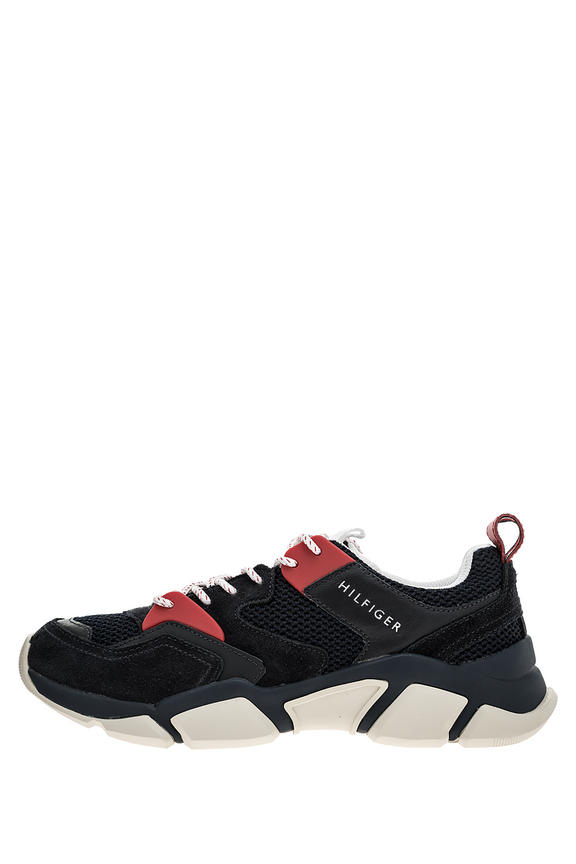 

Кроссовки мужские Tommy Hilfiger FM0FM02287 разноцветные 45 RU, Синий;красный, FM0FM02287