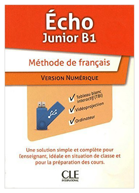 фото Cd-rom. echo junior: version numerique pour tbi sur cle usb b1 cle international