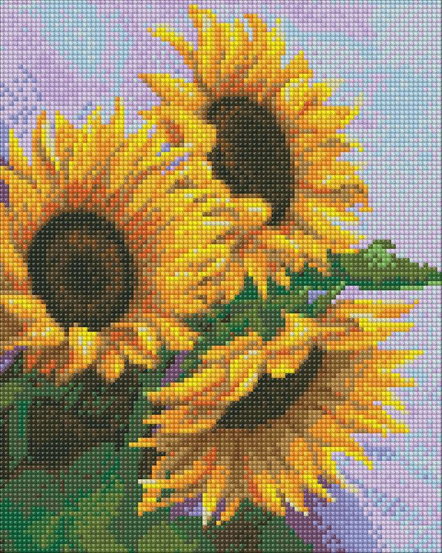 

Картина стразами "Три подсолнуха" (АЖ-1454)