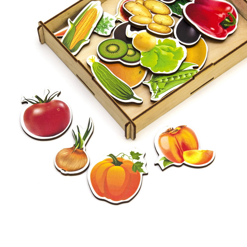 фото Набор woodland овощи, фрукты, ягоды 35 элементов