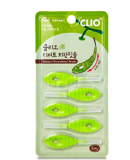 

Ершики для зубов CLIO Dessert Interdental Brush 0,4 мм