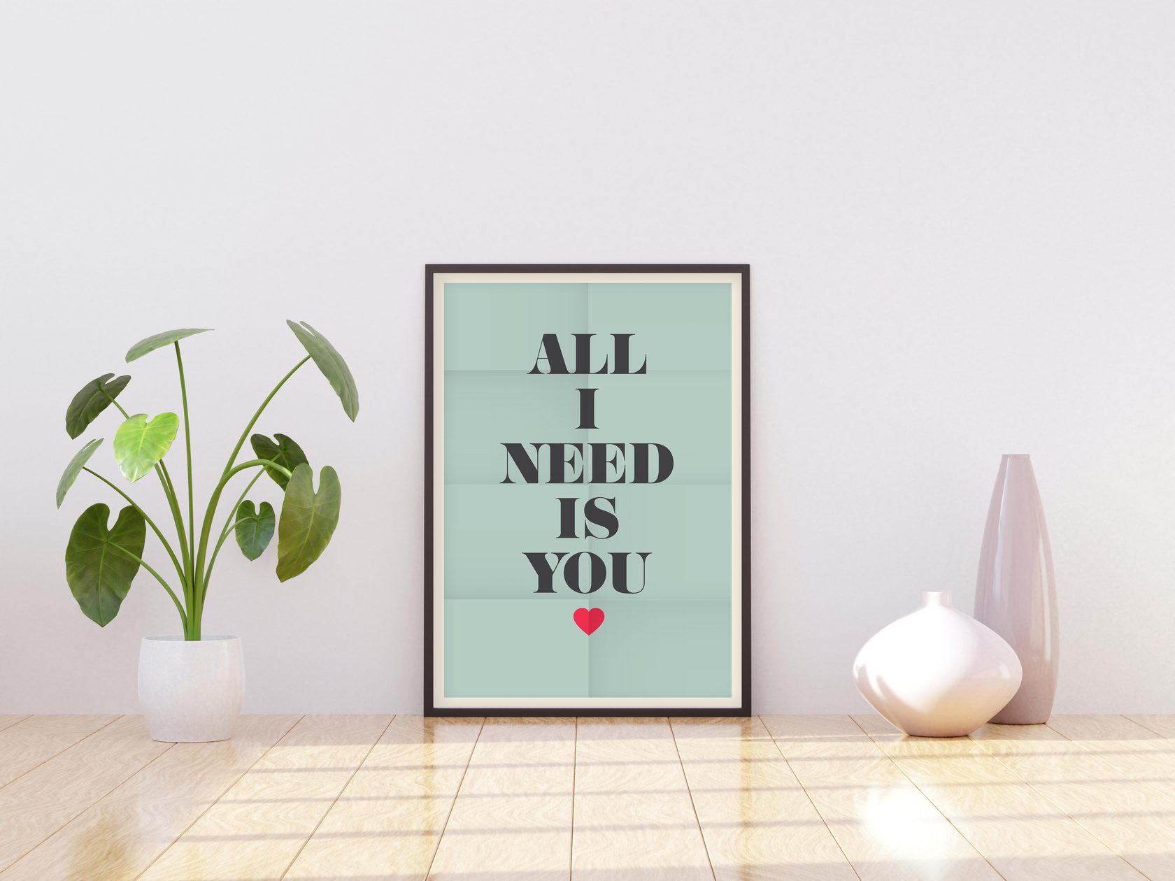 

Постер All I Need 40х50 в рамке