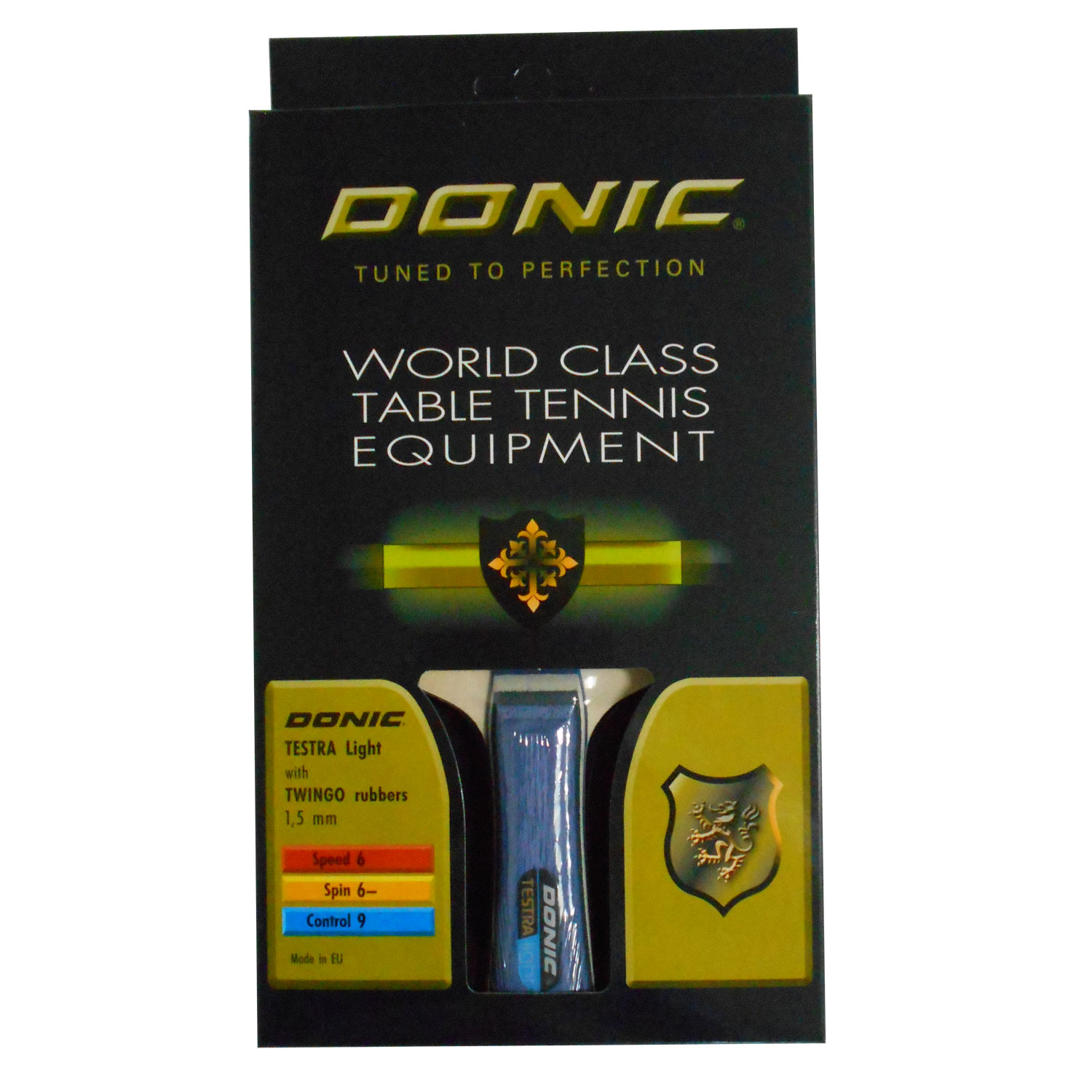 Ракетка для настольного тенниса Donic Testra Light, коническая ручка, 2 звезды