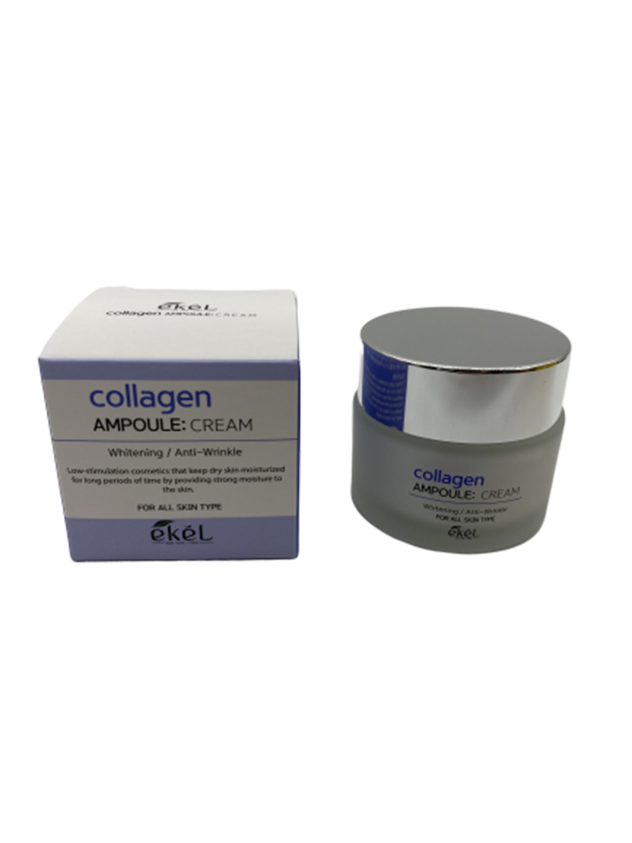 фото Крем для лица с коллагеном ekel collagen ampoule cream 50 мл