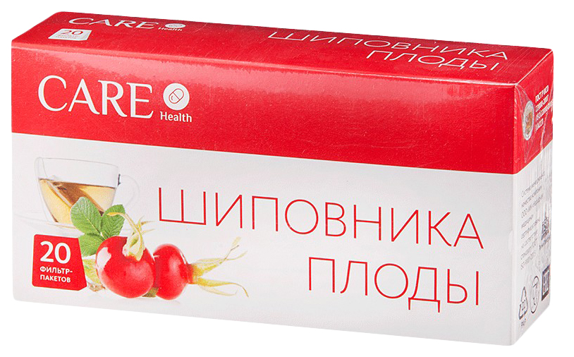 Купить Шиповник плоды Care Health ф/п 2, 0 г 20 шт.