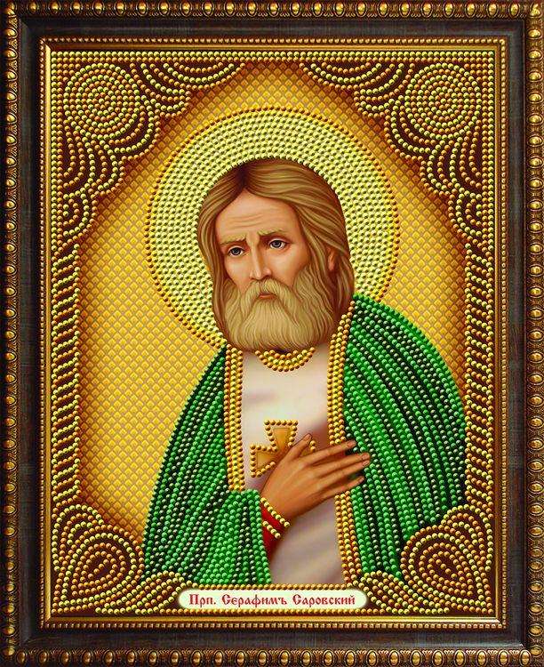 

Алмазная вышивка Алмазная Живопись Икона Серафим Саровский, 22x28 см, Икона Серафим Саровский