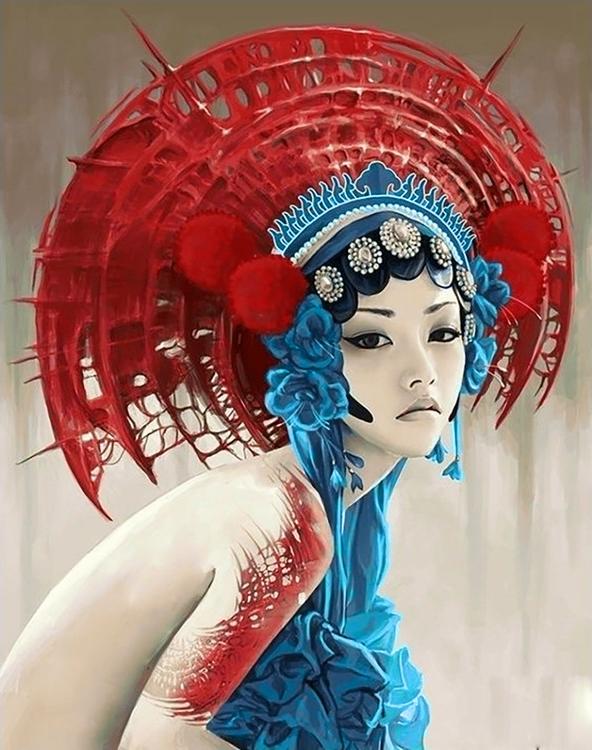 

Алмазная вышивка Гранни Стиль востока, 38x48 см, Стиль востока