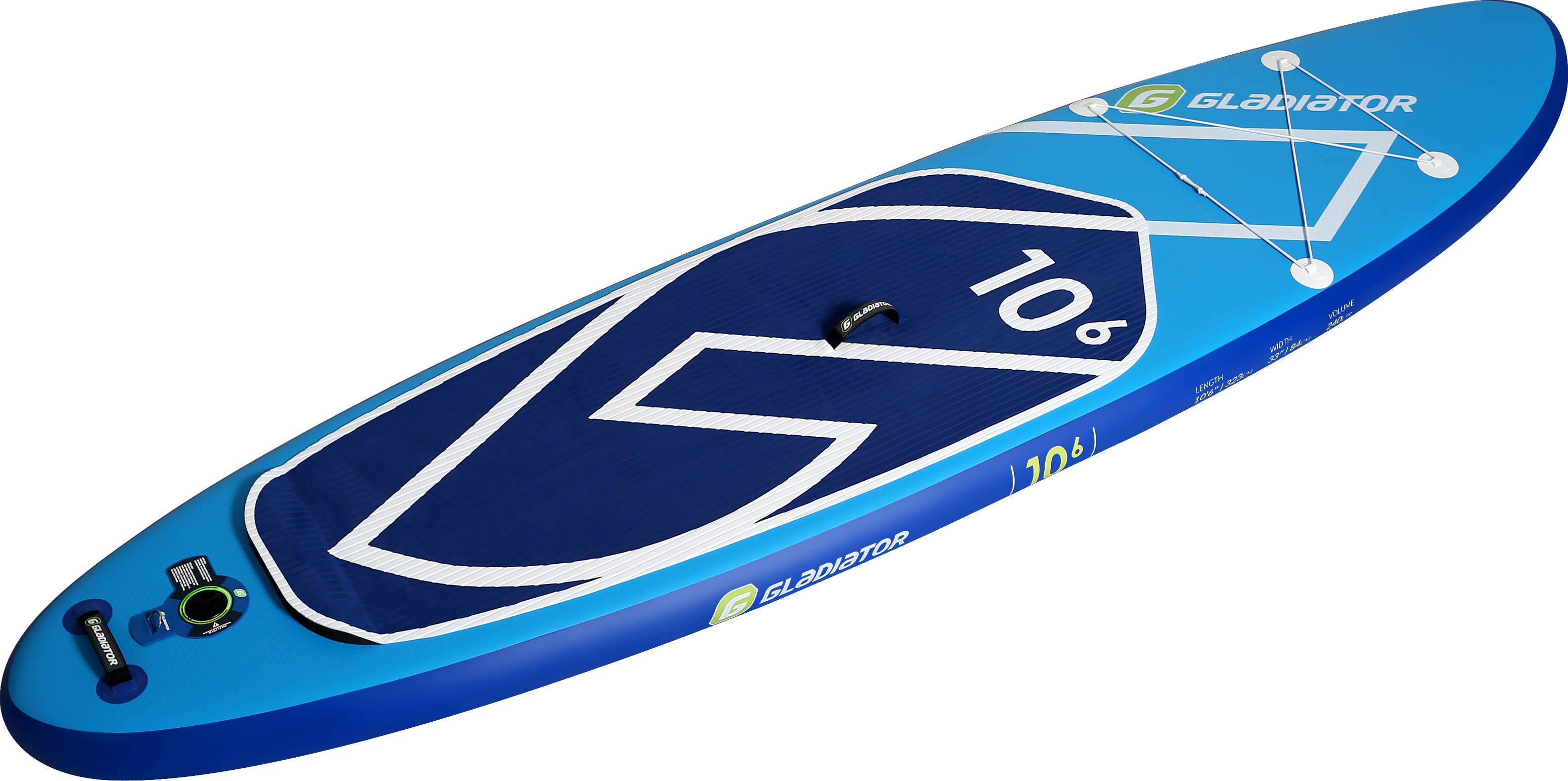 

SUP-борд Gladiator BL MSL 323x84x12 см blue, Синий;голубой, BL MSL