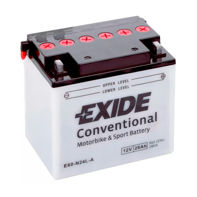 

Аккумулятор Мото 12в 28ач 280а 184х124х169 Мм EXIDE