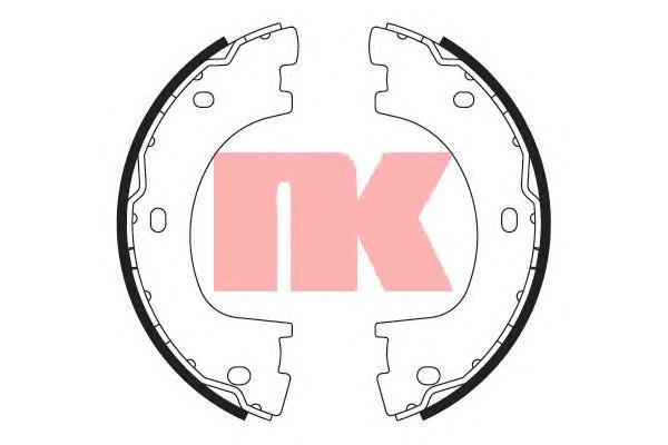 

Тормозные колодки Nk 2733773