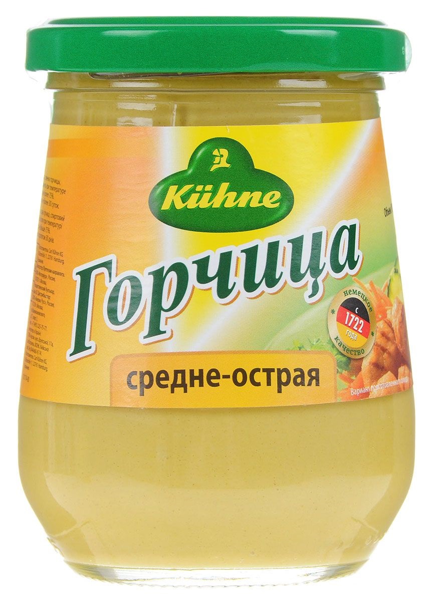 Горчица Kuhne mustard средне-острая 250 мл