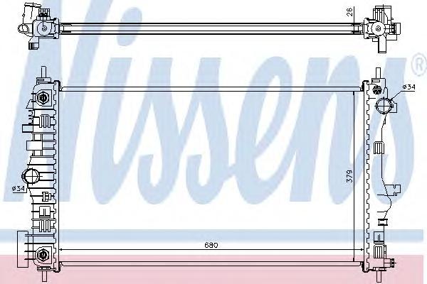 

Радиатор Nissens 630715
