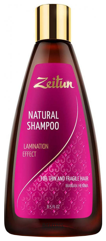 фото Шампунь для волос zeitun natural lamination effect 250 мл