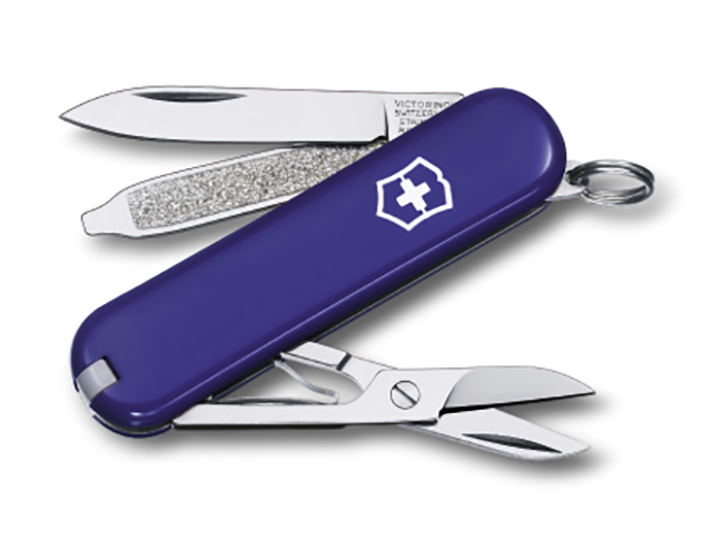 фото Мультитул victorinox classic 0.6223.2 58 мм синий, 7 функций