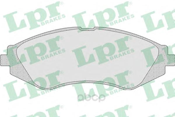 

Колодки тормозные Lpr 05P710