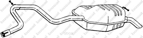 

Глушитель выхлопной системы bosal 280865