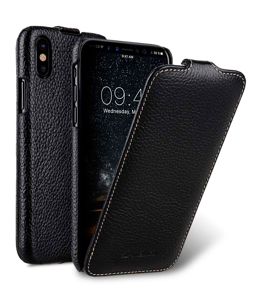 фото Чехол melkco jacka type для apple iphone x/xs black