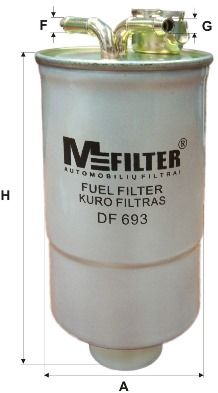 

Фильтр топливный MFILTER DF 693