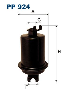 фото Фильтр топливный filtron pp924