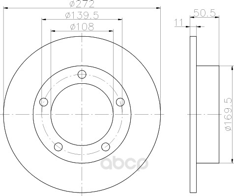 фото Тормозной диск hella pagid 8dd355100381 hella pagid/behr