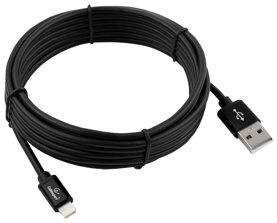 фото Кабель gembird cc-s-apusb01bk-3m lightning 3м black