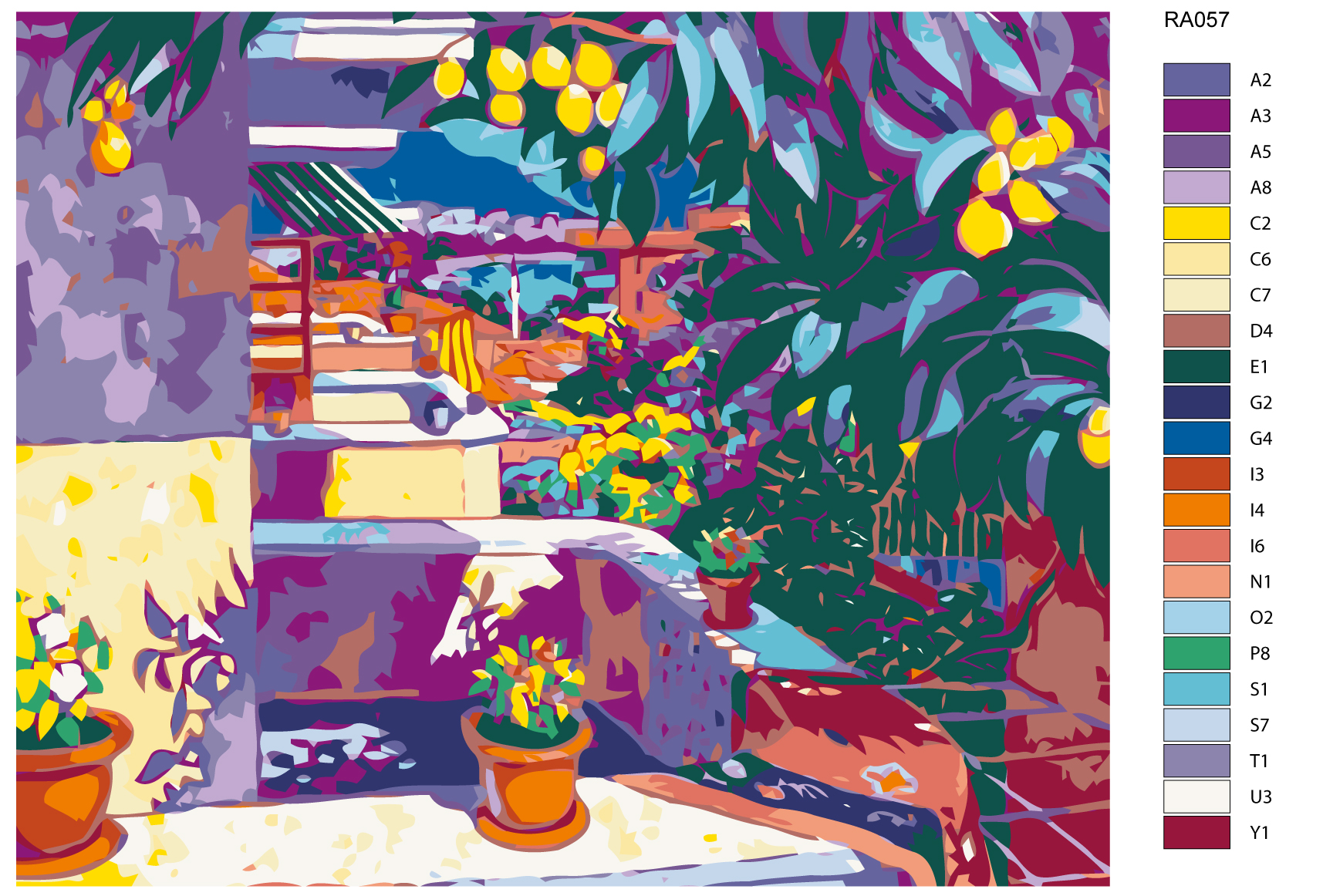 

Картина по номерам, 40 x 50, RA057, RA057
