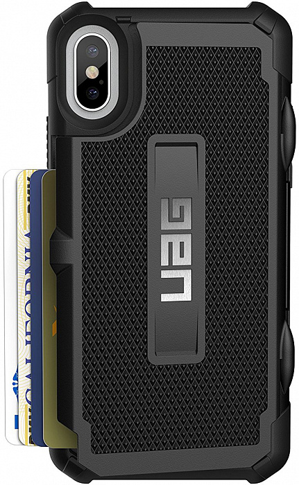 

Чехол Urban Armor Gear Trooper Card для Apple iPhone X (Black)