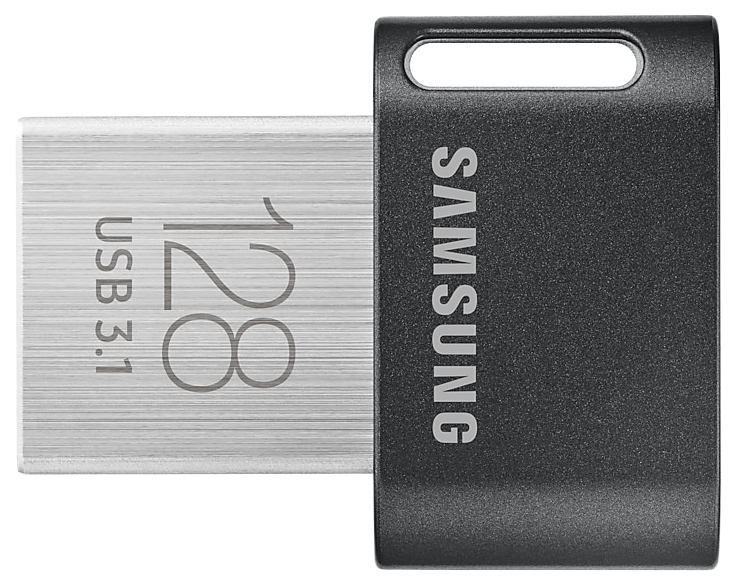 фото Флешка samsung fit plus 128гб grey (muf-128ab/apc)