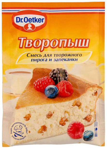 фото Смесь dr.oetker для творожного пирога и запеканки творопыш 60 г