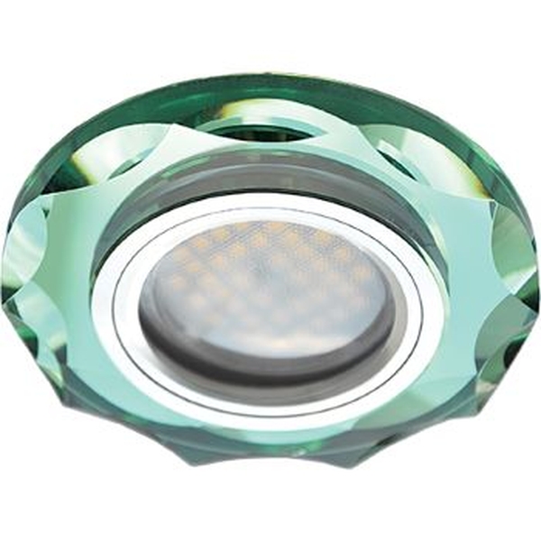 

Встраиваемый светильник Ecola Dl1653 Mr16 Gu5,3 Изумрудля Хром