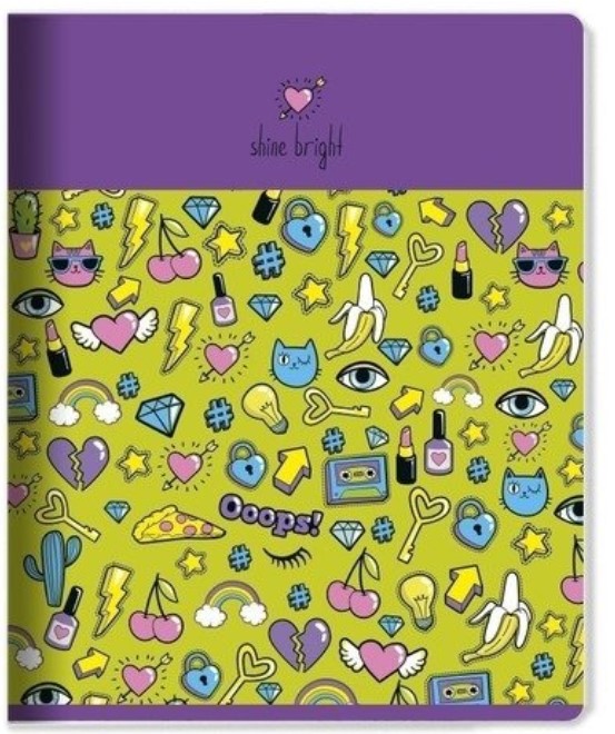 

Тетрадь общая в клетку BeSmart Stickers N1146, 48 л., 1 шт.