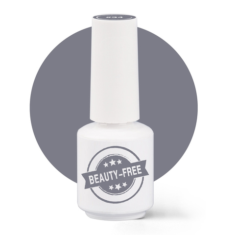 

Гель-лак BEAUTY-FREE классический серый №34 8 мл