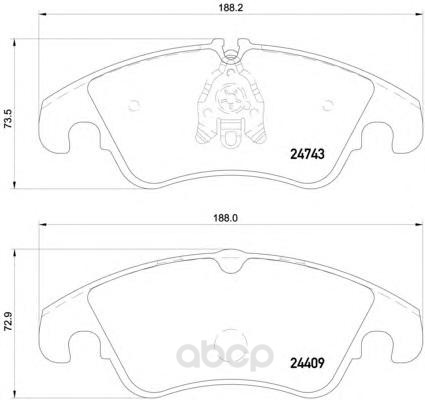 

Колодки тормозные дисковые, комплект Hella 8DB355014-741