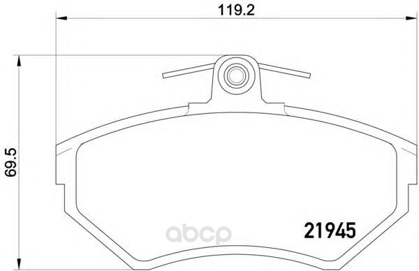 

Колодки тормозные дисковые, комплект Hella 8DB355018-241