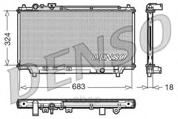 

Радиатор 683x324 Denso DRM44002