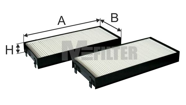 

Фильтр воздушный салона MFILTER K 9011-2