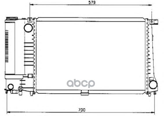 

Радиатор системы охлаждения NRF 50568