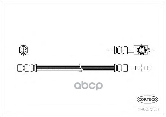 

Шланг тормозной системы CORTECO 19032528