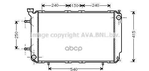 фото Радиатор охлаждения ava quality cooling su2041