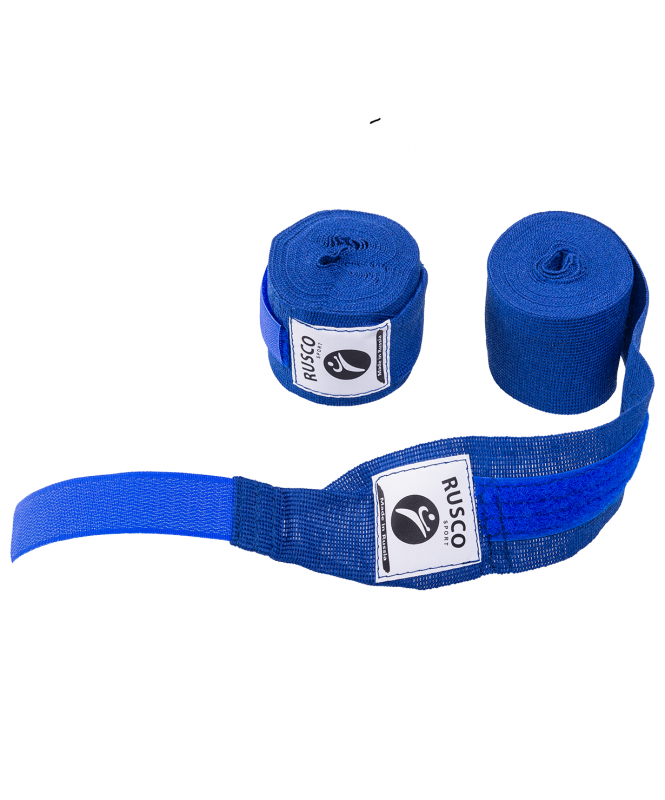 

Бинт боксерский Rusco Sport, 4,5 м, хлопок, синий