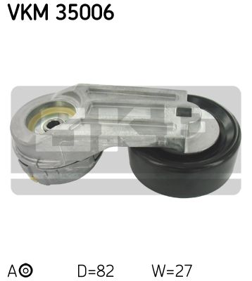 фото Натяжной ролик skf vkm 35006