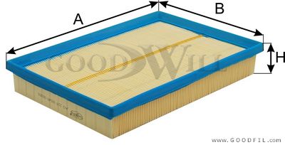 Фильтр воздушный GOODWILL AG 228