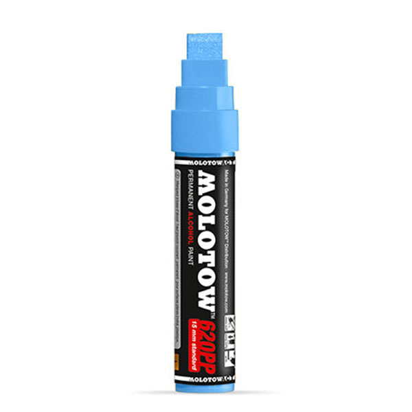 

Маркер Molotow 620PP с краской 15мм 40мл голубой, 620PP Голубой