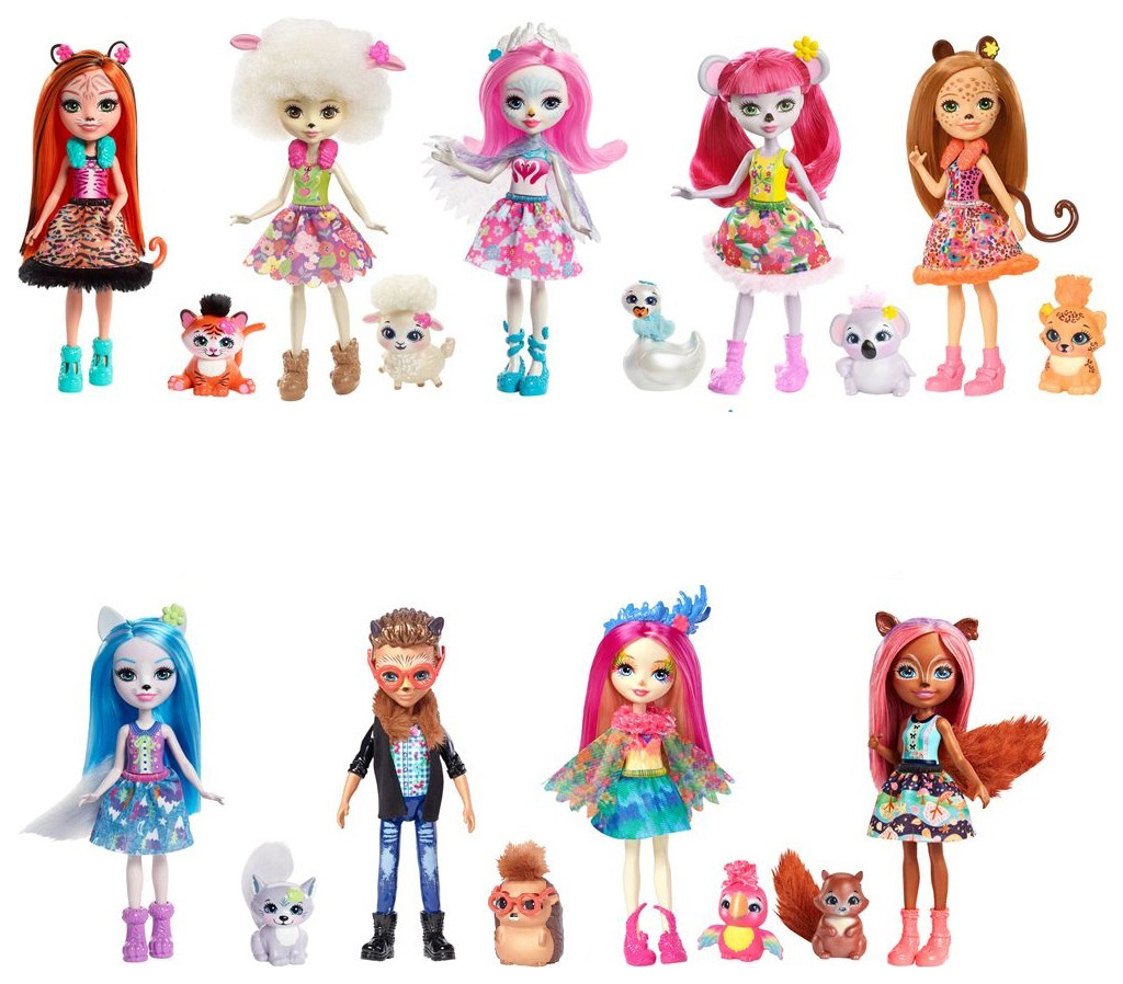Купить Кукла Enchantimals Mattel С питомцем FNH22,